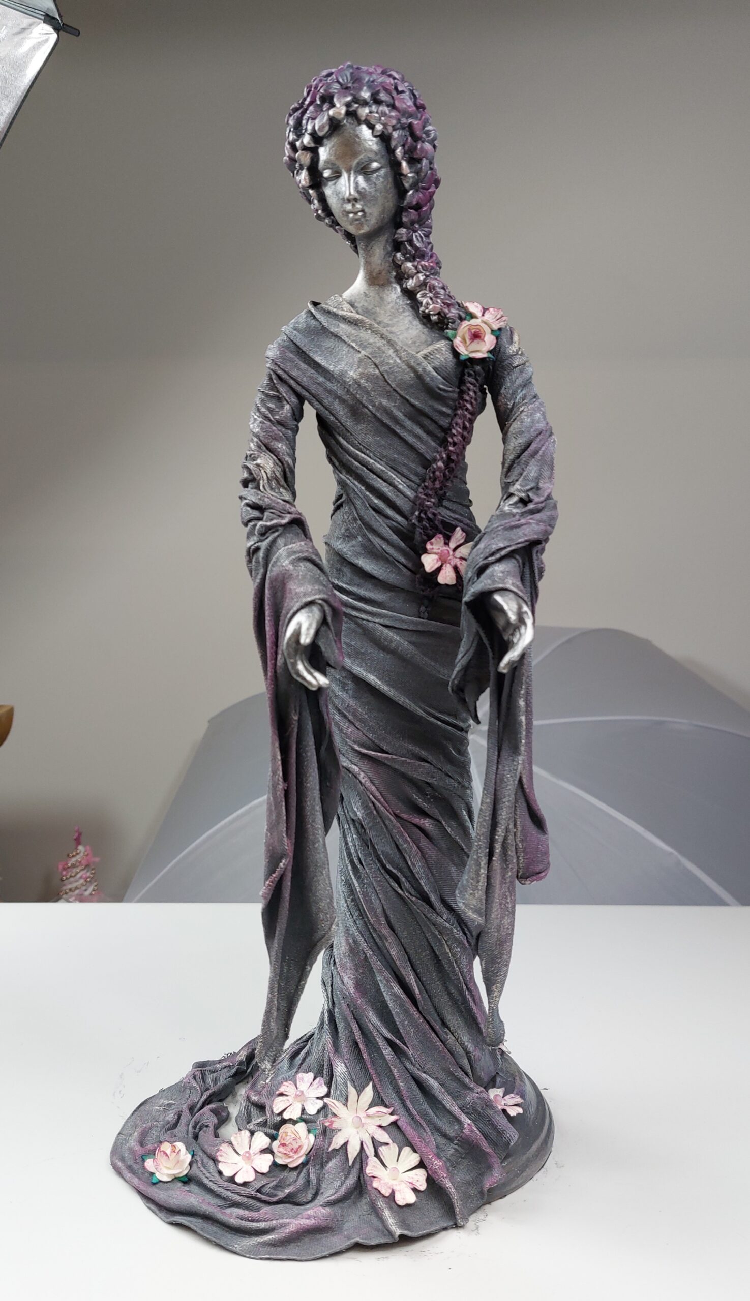 Květinová paní - fialová