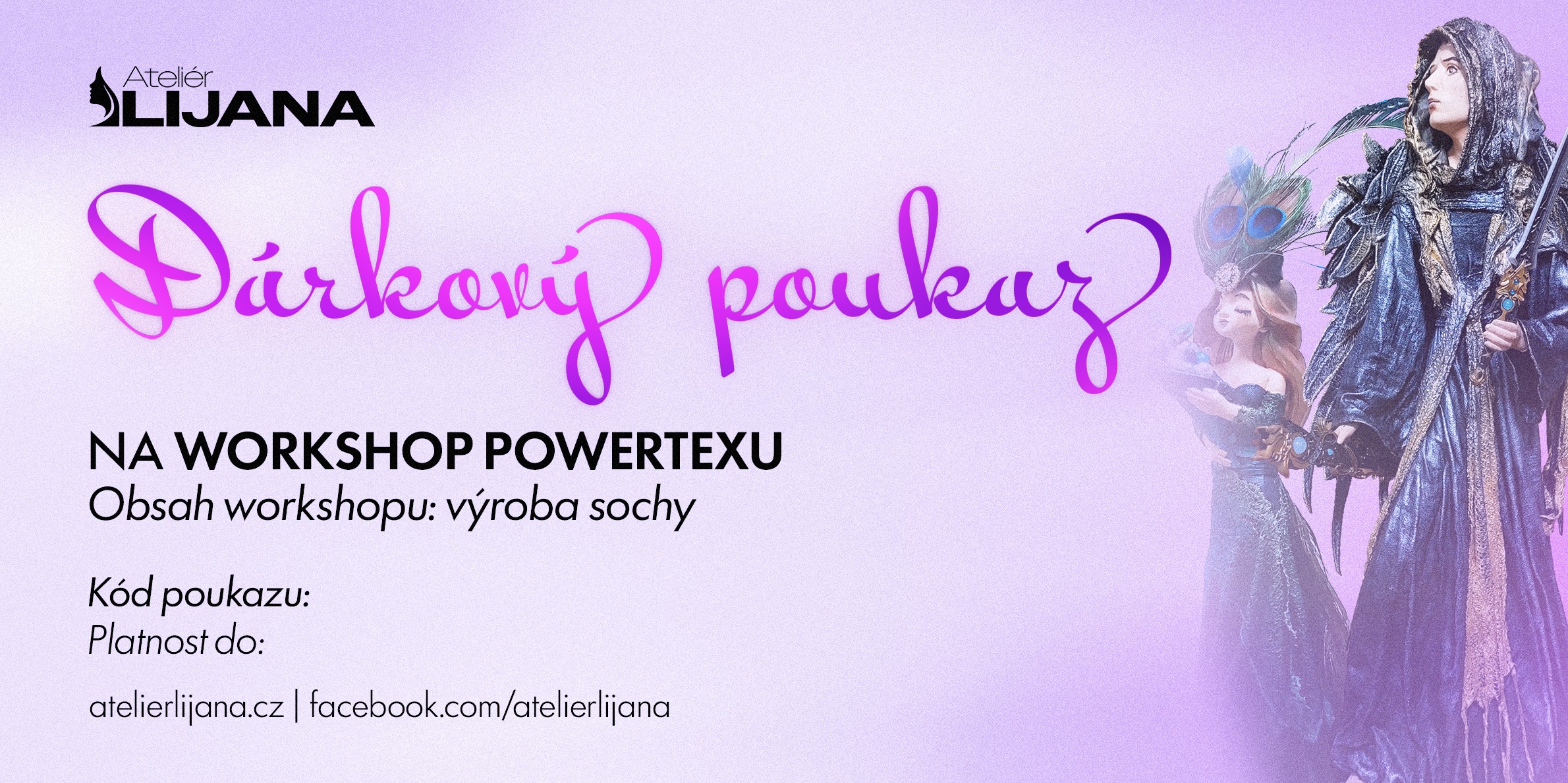 Kurz Powertex - socha - dárkový poukaz